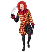 Déguisement Clown Sanglant Adulte / Costume Clown Horreur Halloween Homme / La Maison Du Déguisement