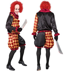 Déguisement Clown Sanglant Adulte / Costume Clown Horreur Halloween Homme / La Maison Du Déguisement