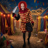 Déguisement Clown Sanglant Adulte / Costume Clown Horreur Halloween Homme / La Maison Du Déguisement