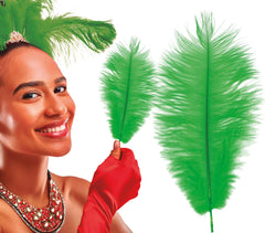 Plume d'autruche Vert / Plume autruche Vert / La Maison Du Déguisement