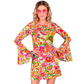 Déguisement Robe Hippie Peace & Paisley / Costume Robe Année 60s Fashion / La Maison Du déguisement