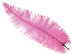 Plume d'autruche GM Rose / Plume autruche GM Rose / La Maison Du Déguisement