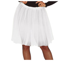 Tutu Blanc en Tulle BM / Tutu Résille Blanc 60 cm / La Maison Du Déguisement