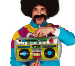 Ghetto Blaster Coloré Gonflable Années 80 / Radio Gonflable / La Maison Du Déguisement