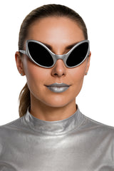 Lunettes Alien Argent / Lunettes Extraterrestre Argent / Lunettes Space / La Maison Du Déguisement