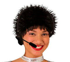 Casque micro / Écouteurs Noir / La Maison Du Déguisement