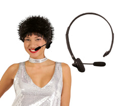 Casque micro / Écouteurs Noir / La Maison Du Déguisement