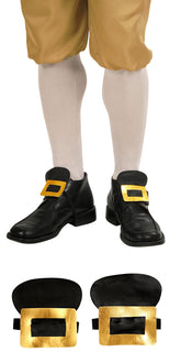 Boucles De Chaussures Or / Paire de boucles chaussures Doré / La Maison Du Déguisement