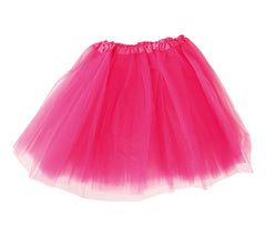 Tutu Rose Fuchsia En Tulle / Tutu Résille Rose / La Maison Du Déguisement