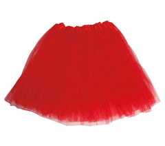 Tutu Rouge En Tulle / Tutu Résille Rouge / La Maison Du Déguisement
