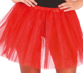 Tutu Rouge En Tulle / Tutu Résille Rouge / La Maison Du Déguisement
