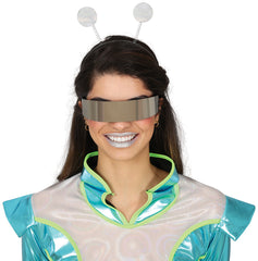 Lunettes Futuriste Argent / Lunettes Du Futur / Lunettes Miroirs / Lunettes Robot Argentés / La Maison Du Déguisement