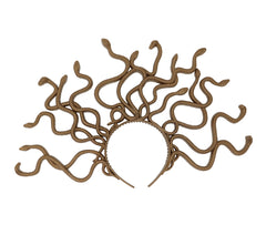 Diadème méduse / Serre tête Médusa / Serpents Dorés Entrelacés / Bandeau Médusa Mythologie Grecque / La Maison Du Déguisement