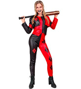 Déguisement Arlequin Maléfique Adulte / Costume Super héros Harley Quinn Femme / La Maison Du Déguisement