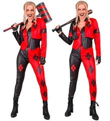 Déguisement Arlequin Maléfique Adulte / Costume Super héros Harley Quinn Femme / La Maison Du Déguisement