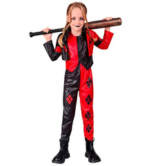 Déguisement Arlequin Maléfique Enfant / Costume Super héros Harley Quinn Enfant / La Maison Du Déguisement