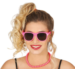 Lunettes Fluo Rose / Lunettes néon Années 80s / La Maison Du Déguisement