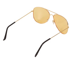 Lunettes verres jaunes / Lunettes Année 70,80s / La Maison DuDéguisement