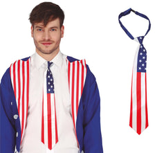 Cravate Américain / Cravate États-Unis / Cravate USA / La Maison Du Déguisement