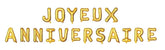 Guirlande de ballons Joyeux Anniversaire / Ballon aluminium Joyeux Anniversaire / La Maison Du Déguisement