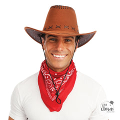 Bandana Cowboy Rouge / Bandana de Cow boy Rouge / Bandana Rouge / La Maison du Déguisement