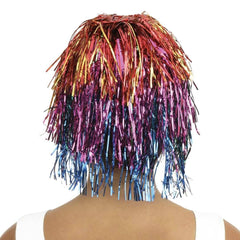 Perruque Disco Métallique Multicolore / Perruque Disco Lamé Multicolore / La Maison du Déguisement