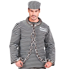 Chaînes de Prisonnier / Menottes Main et Cou Guantánamo / Menottes et tour de cou Bagnard / La Maison Du Déguisement