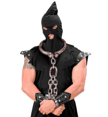 Chaînes de Prisonnier / Menottes Main et Cou Guantánamo / Menottes et tour de cou Bagnard / La Maison Du Déguisement