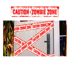 Ruban De Caution Zombie Zone / Bande Halloween / La Maison Du Déguisement