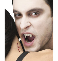 Canines Vampire avec Pâte de Fixation / 2 Canines Vampire / Canines de Dracula avec pâte / La Maison Du Déguisement