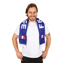 Écharpe de Supporter France / Echarpe Tricolore / Écharpe France Bleu, Blanc, Rouge / La Maison Du Déguisement