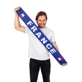 Écharpe de Supporter France / Echarpe Tricolore / Écharpe France Bleu, Blanc, Rouge / La Maison Du Déguisement