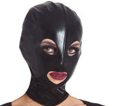 Cagoule Sadomaso Noir Vinyle Adulte / Cagoule Sadomasochiste Adulte / La Maison Du Déguisement