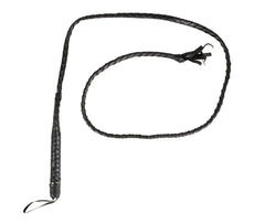 Fouet Simili Cuir Noir / Fouet Long Noir / La Maison Du Déguisement