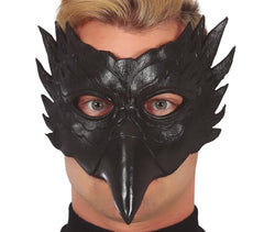 Masque Aigle Noir / Demi-masque hibou Noir / La Maison Du Déguisement