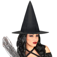 Chapeau de Sorcière Satiné / Chapeau Sorcière / La Maison Du Déguisement