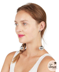 Boucles d'Oreilles Boule Disco / Boucles d'oreilles à Facettes Disco / La Maison Du Déguisement