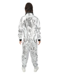 Location Déguisement Astronaute Argent Femme / Location Costume Combinaison Cosmonaute Adulte / La Maison Du Déguisement
