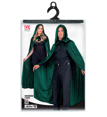 Cape Vert Forêt à Capuche Vert Femme / Manteau Cape Avec Capuche Vert Adulte / Cape Velours Forêt à Capuche Vert / La Maison Du Déguisement