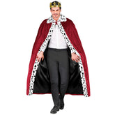 Cape De Roi En Velours Bordeaux / Manteau Royal Bordeaux Homme / La Maison Du Déguisement