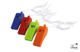 Pack 4 sifflets fluo / Sifflets Couleurs aléatoires Lot De 4 / Set de "4 SIFFLET / La Maison Du Déguisement