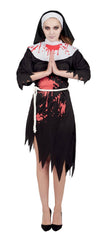Déguisement Nonne Zombie Adulte / Costume Bonne soeur Religieuse Ensanglantée / La Maison Du Déguisement