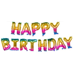 Guirlande de ballons Happy Birthday / Ballons Happy Birthday / La Maison Du Déguisement