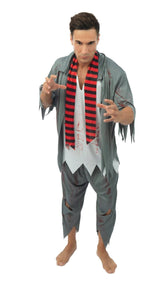 Déguisement étudiant sanglant Adulte / Costume Etudiant Zombie Halloween Homme / La Maison Du Déguisement