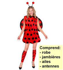 Déguisement Coccinelle Adulte / Costume Robe Coccinelle Femme / La Maison Du Déguisement
