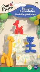 Ballons à Modeler par 25 Pièces Multicolores / 25 Ballons à Modeler Latex / La Maison Du Déguisement
