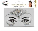 Strass Autocollant Pour Le Visage Argent 3 / Paillettes Autocollantes Argent 3 / La Maison Du Déguisement
