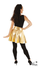 Jupe Disco Année 80 Dorée / Minijupe Shiny Disco Or / La Maison Du Déguisement