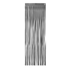 Rideau Lamelles Argent / Rideau métallique Argent / Rideau en aluminium argent métallique / La Maison Du Déguisement