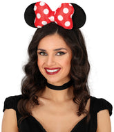 Serre-Tête Nœud Papillon Souris / Diadème Minnie / Oreilles Minnie / La Maison Du Déguisement